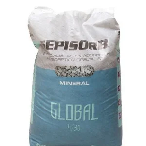 DENSORB granulés SEPISORB liant huileux universel sépiolite 4/30 extra grossier inerte 1 palette 55 sacs de 20 kg chacun 2...