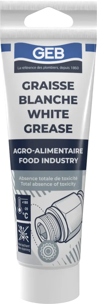 Graisse blanche GEB sans savon remarquable contact alimentaire 125ml