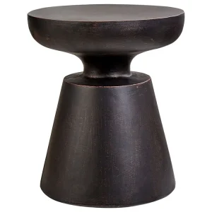 Accent Side Table Noir jais MINCIO
