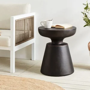 Accent Side Table Noir jais MINCIO
