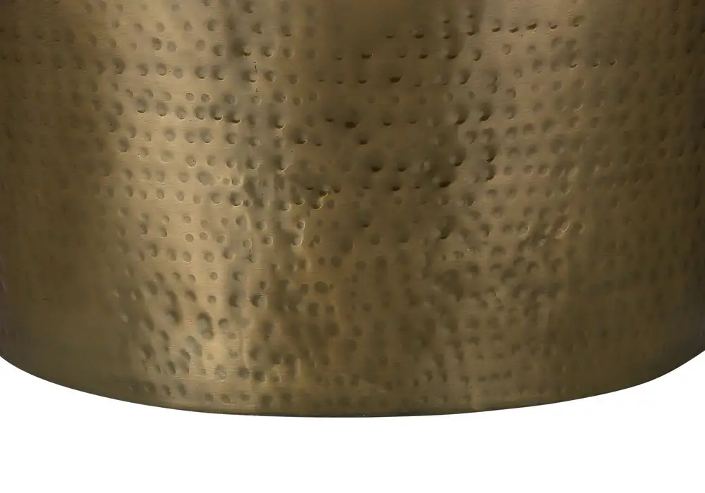 Garniture intérieure Table D'Accent - Table D'ExtréMité De Tambour En MéTal Fer Doré 22"H