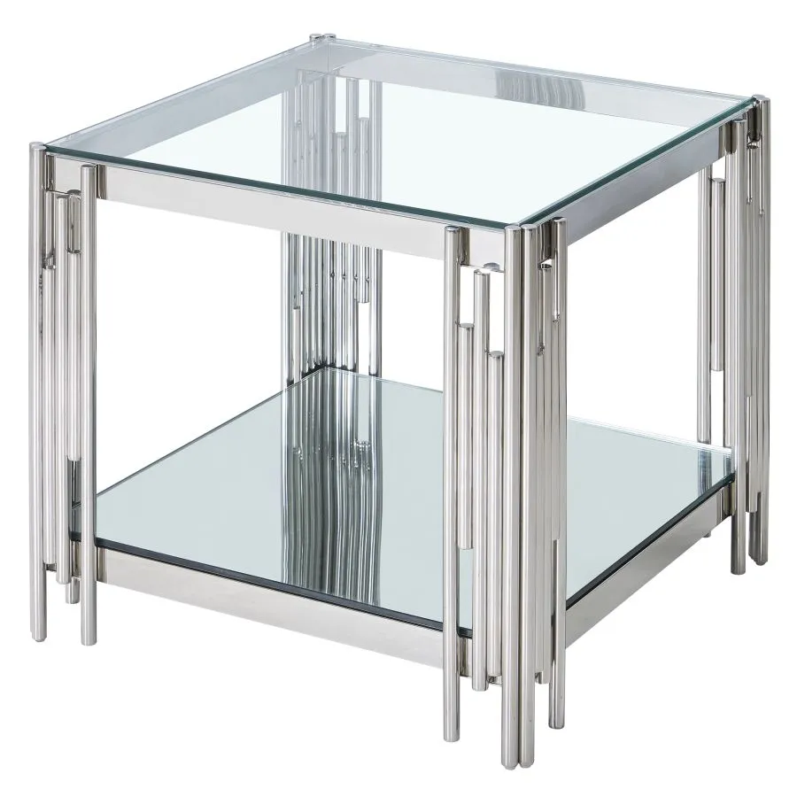 Grande Table D'Appoint Estrel En Argent pour fourgons