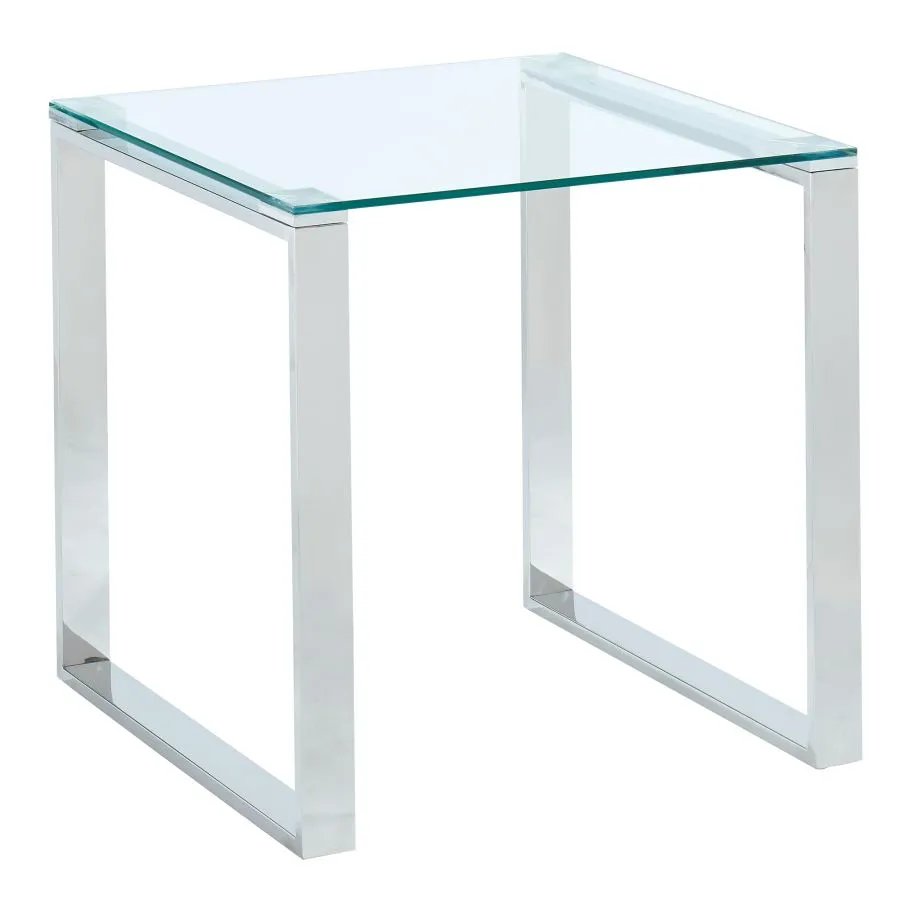 Pièce Lourde Table D'Appoint Zevon En Argent