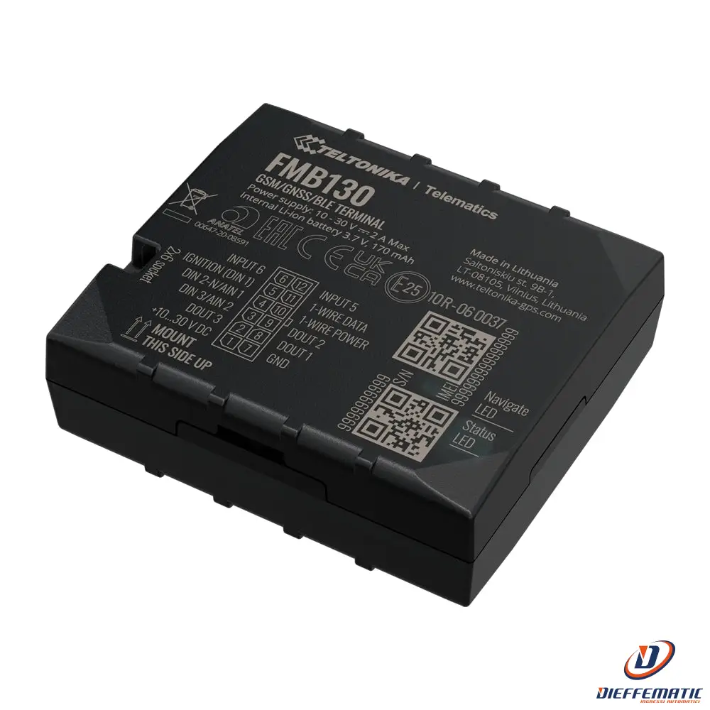 Teltonika TK-FMB130 Tracker avanzato per veicoli - Livraison Rapide