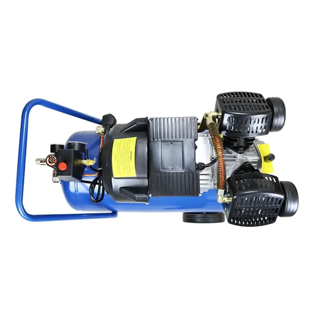 Jeu de klaxons Hyundai HY3050V 50L Electric Air Compressor 14CFM 116psi Direct Drive V-Twin 230V