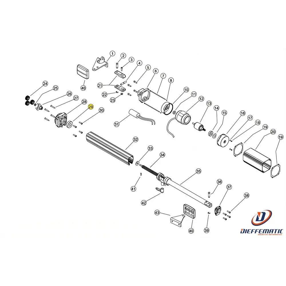 121327 Cuscinetto 6204 2Rs Linear 11 Vh 230V Ricambio