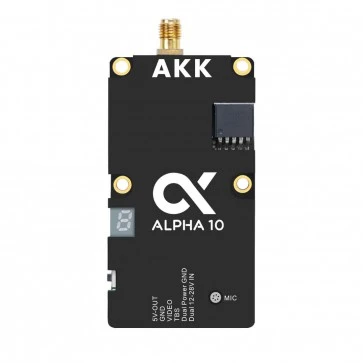 AKK Alpha 10 10W VTX - 5.8GHz 80CH 10W 7W 5W 3W 1W puissance commutable émetteur vidéo FPV prise en charge Audio intellige...