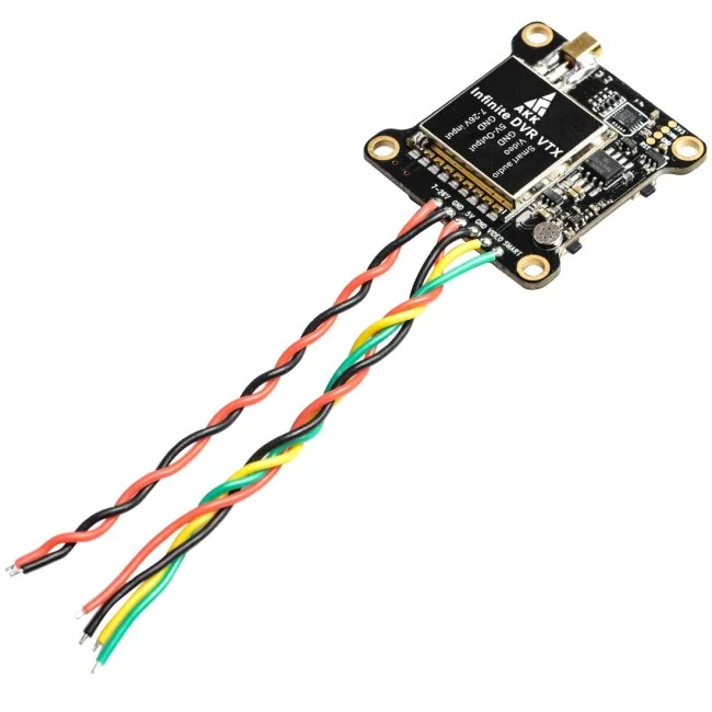 AKK Infinite DVR VTX - Émetteur vidéo FPV 5,8 GHz 1000 mW Support à fort haut rendement Configuration OSD Version longue p...