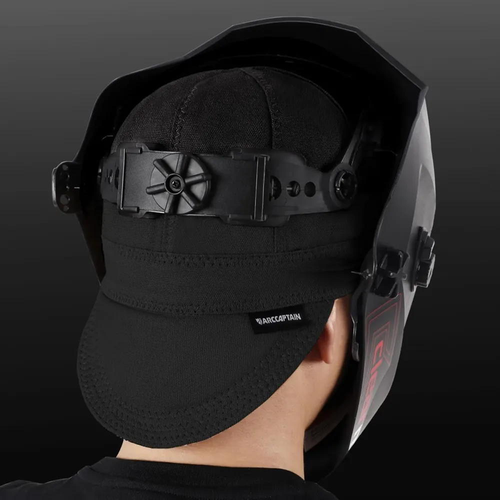 ARCCAPTAIN Reversible Welding Cap Elastic Rentrant Band Black pour Jet Ski
