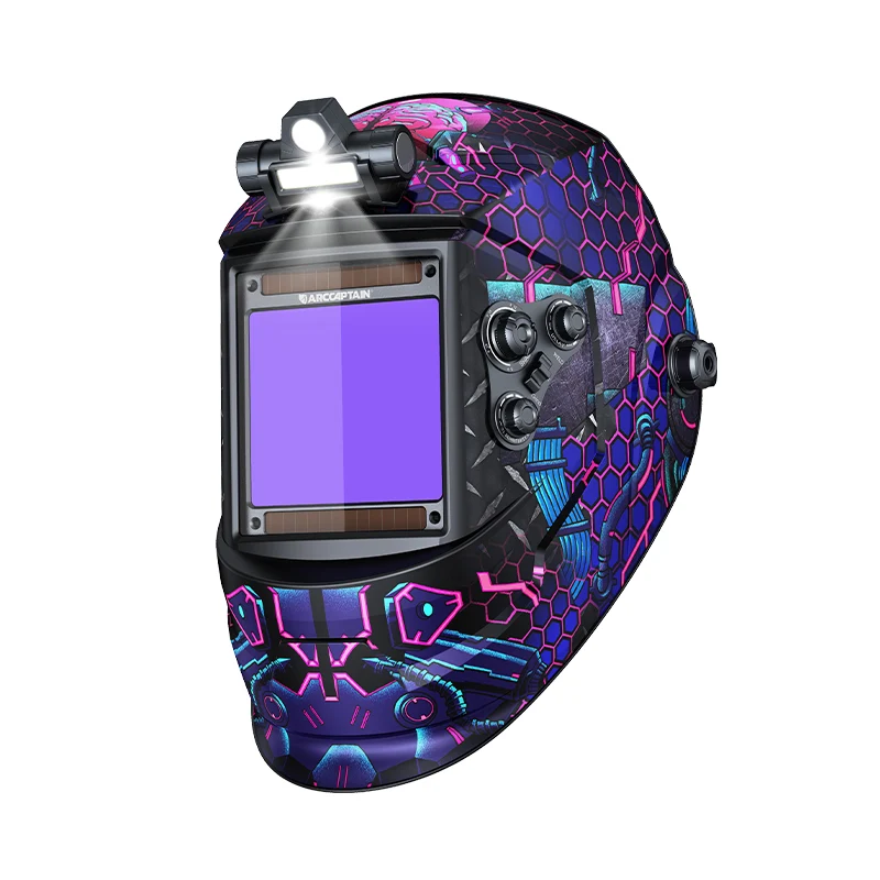 Auto Dark True Color Welding Helmet LED Light CozyCraft X200