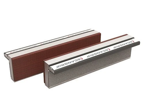 Bedrunka+Hirth Mâchoires de protection avec coussinet en fibre Magnetfix F pour largeur de mâchoire 100 mm 03.06.2100 comm...
