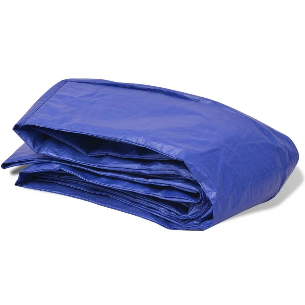 Coussin de sécurité PE bleu pour trampoline rond 15 pieds/4,57m