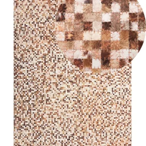 Cowhide Area Rug Café 160 x 230 cm TORUL