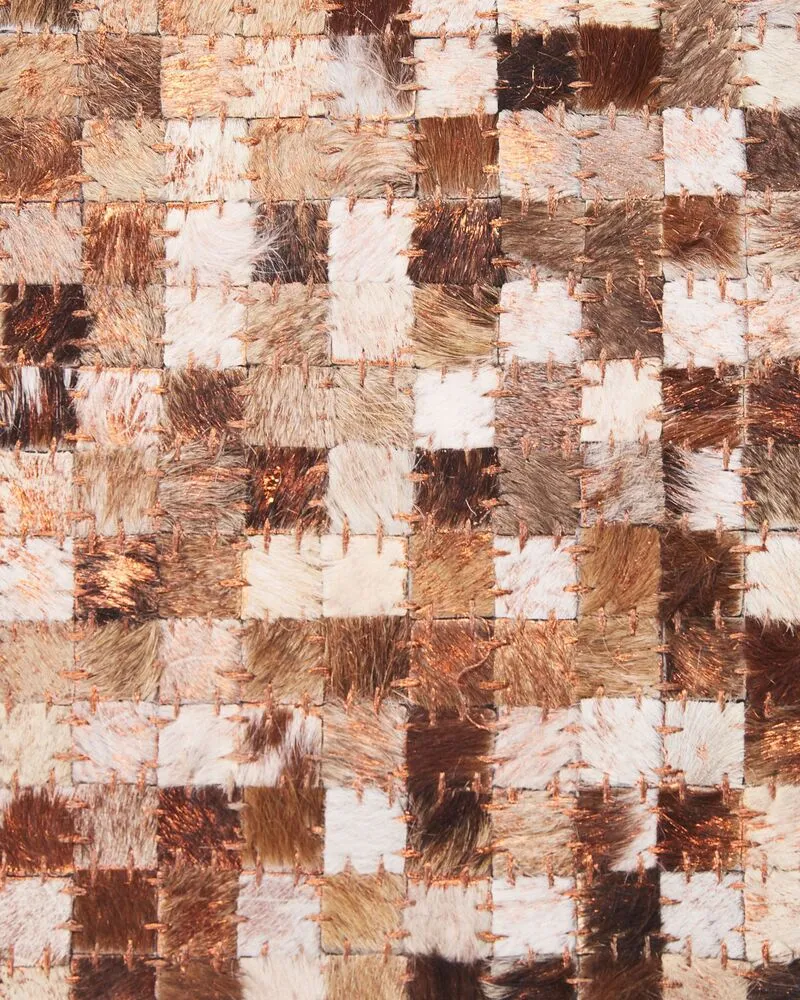 Cowhide Area Rug Café 160 x 230 cm TORUL