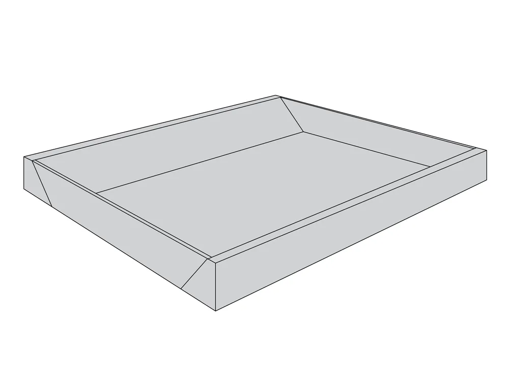 Double Size Waterbed Safety Liner MINIMALISTE