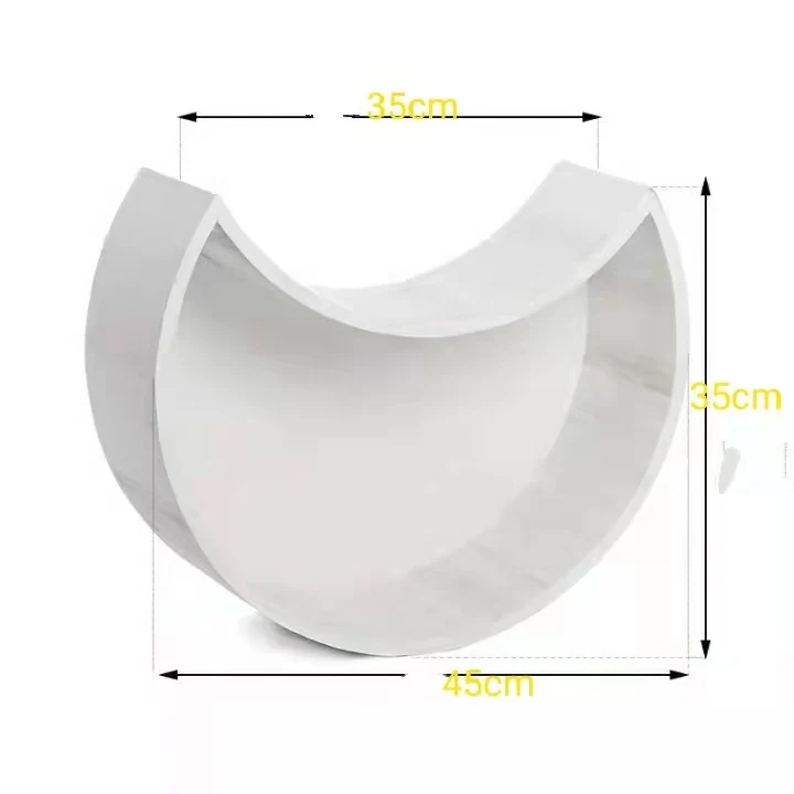 Esthero Accessoire de photographie pour nouveau-né croissant de lune en bois SYPJ5