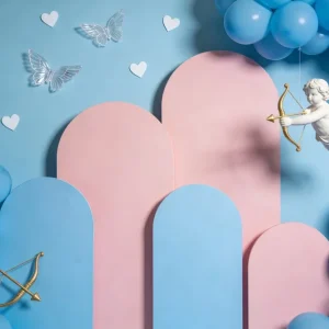 Fond Photo Saint-Valentin Structure Arche Ballons CSH61-112