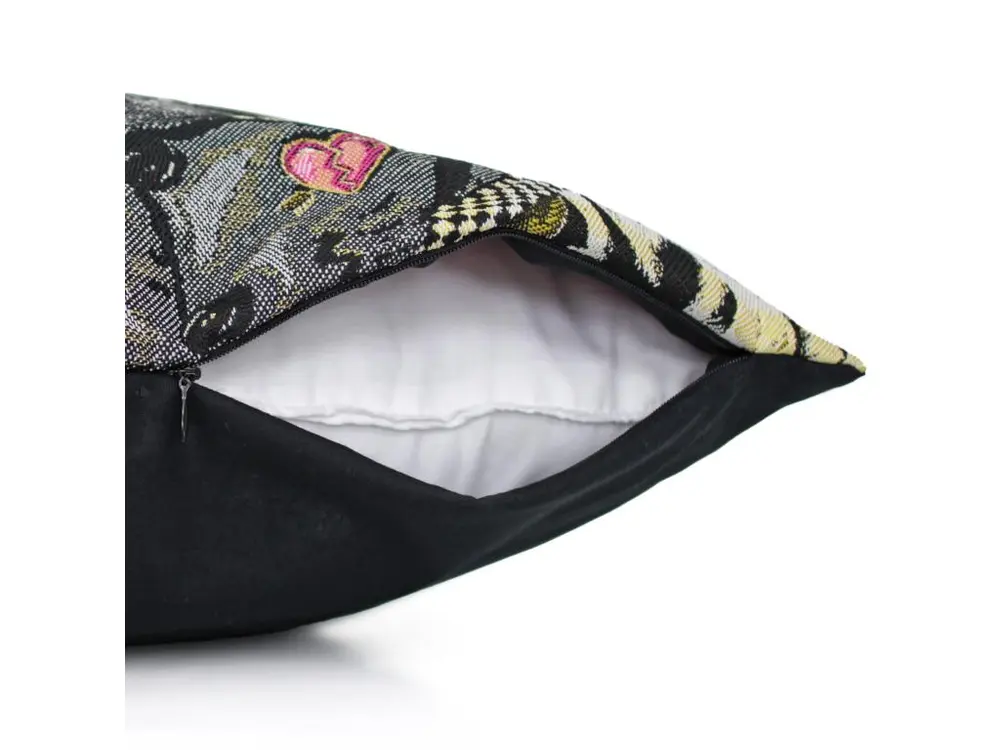 Housse de coussin 45x45 cm SKATER Noir