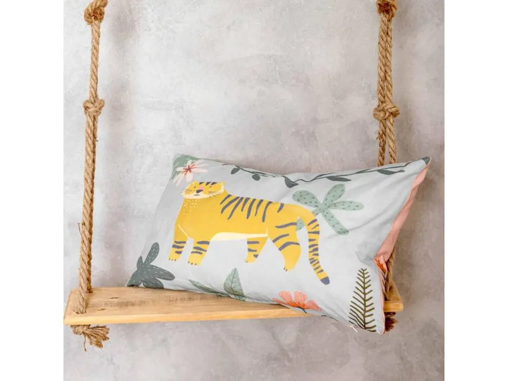 Housse de coussin 50x30 cm Jungle life