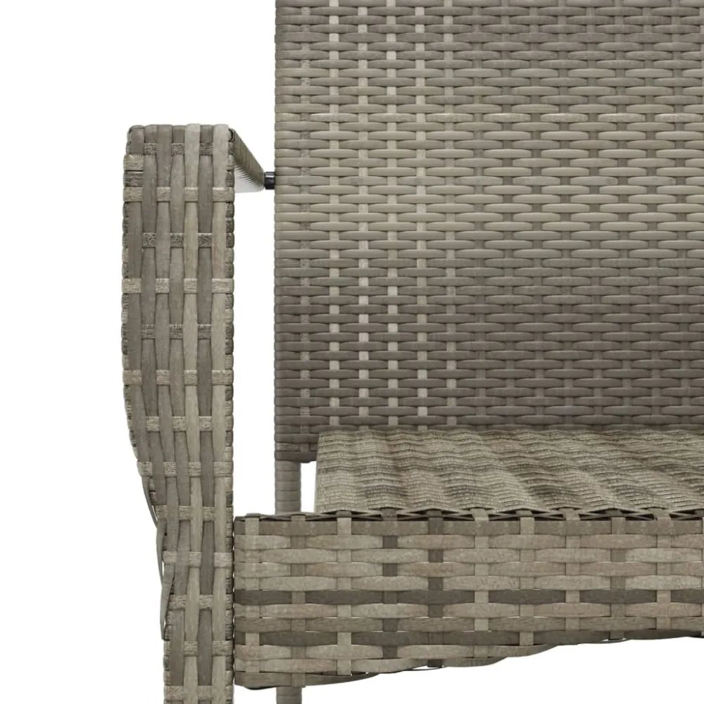 Mobilier à dîner de jardin et coussins 7 pièces noir et gris rotin 02_0014907