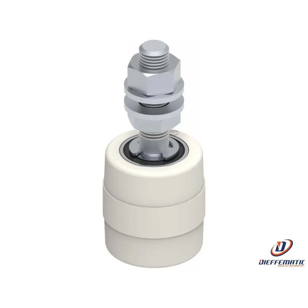Oliva Nylon 60X60 Con 2 Cuscinetti Inox Fac 119.2 Va3105.I60.1 Automazione Nuovo