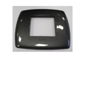 PLACCA BTICINO LEGRAND VELA TONDA 2 MODULI ACCIAIO EN MÉTAL 682530