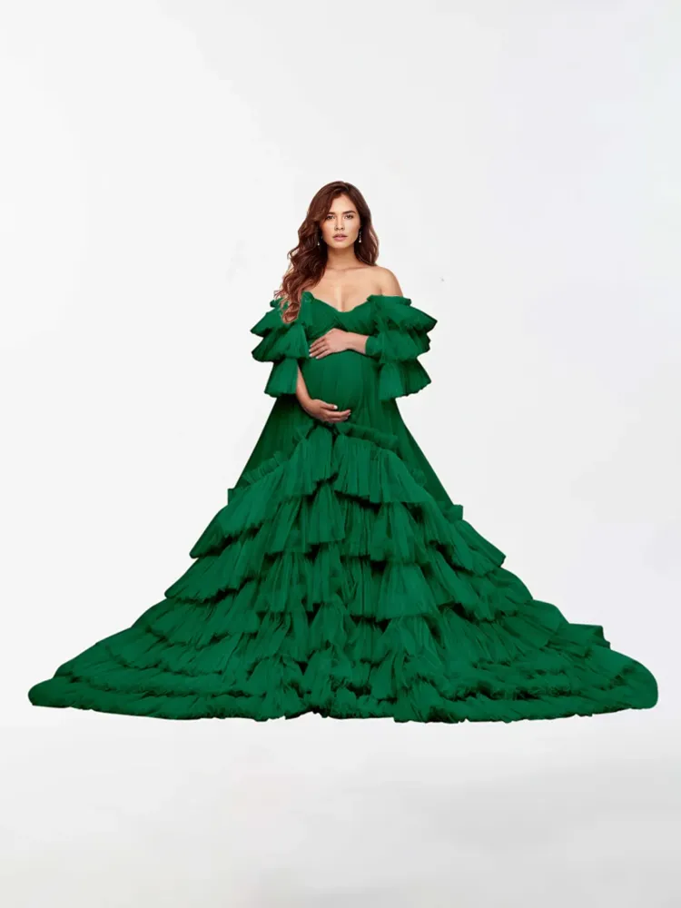 Robe de maternité en tulle pour la photographie RB5