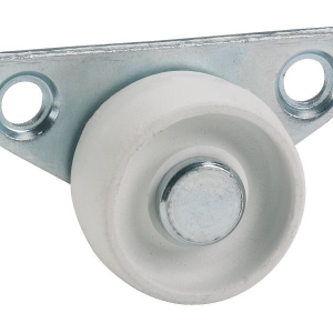 Rouleau latéral de meuble Dörner + Helmer 30x15 mm palier à glissière plaque 52x24 mm capacité de charge 40 kg UE: 32 pièc...