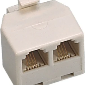 SPINA/PRESA 2 LINEE 1 PLUG RJ11 AVORIO FANTON 22350