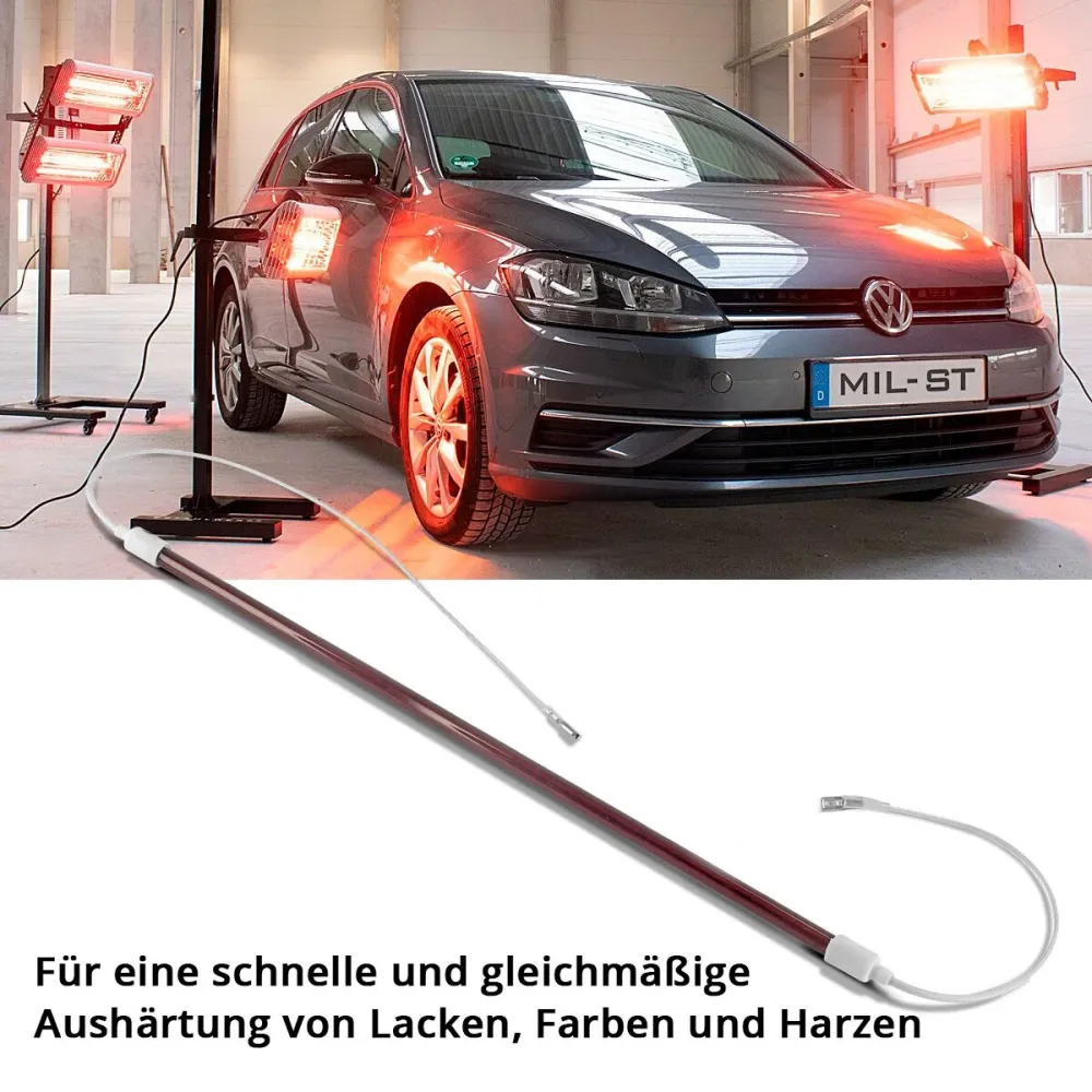 Stahlwerk Ir-Glühbirne 2 400 W 500 mm pour la sécheuse de laquer infrarouge IL-2400 St ample de remplacement avec une duré...