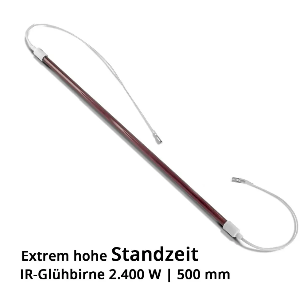 Stahlwerk Ir-Glühbirne 2 400 W 500 mm pour la sécheuse de laquer infrarouge IL-2400 St ample de remplacement avec une duré...