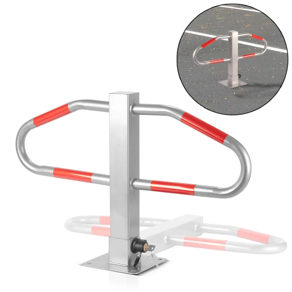 Stahlwerk Parkplatz Lock "Barre-barre de stationnement pliable | Verrouillage du parc avec une structure en acier résistan...