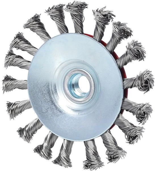 KS Tools Brosse ronde en fil d'acier inoxydable de forme conique 05 mm diamètre 115 mm 340.0051 obtenir à bas prix