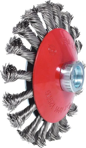 KS Tools Brosse ronde en fil d'acier inoxydable de forme conique 05 mm diamètre 115 mm 340.0051 obtenir à bas prix