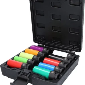 KS Tools Jeu de douilles à chocs pour jantes en aluminium spéciales 1/2" 10 pièces 515.0890 se procurer à bas prix