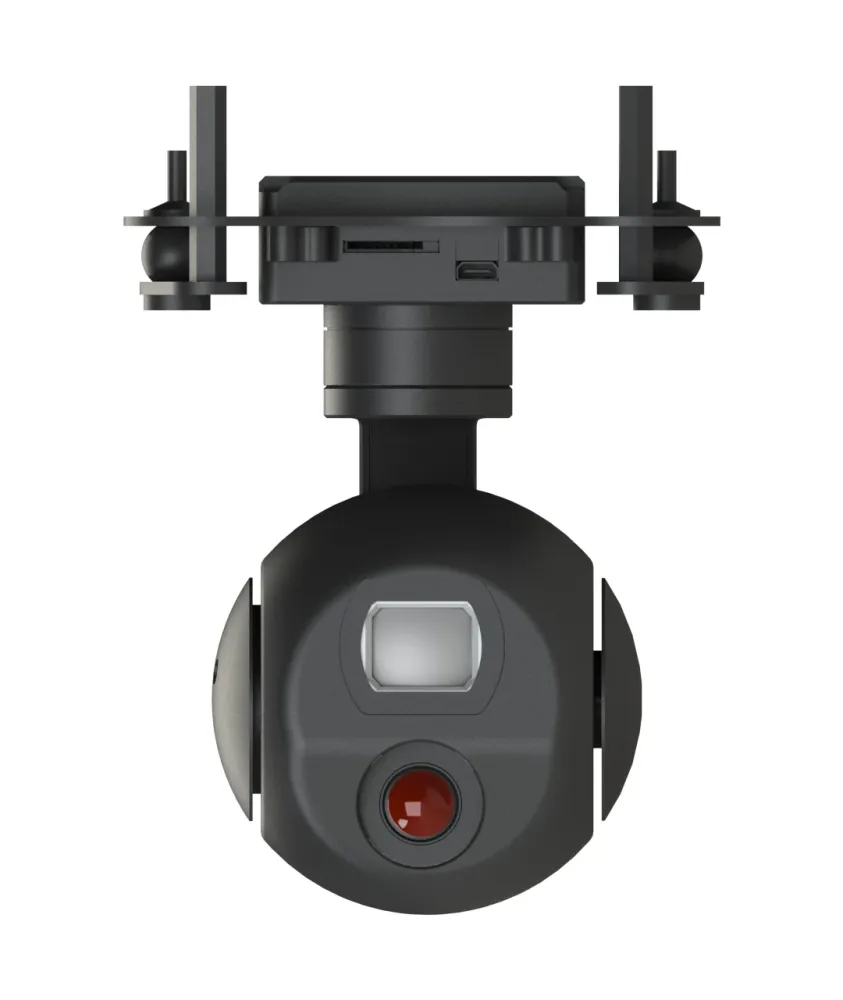 TOPOTEK KHP05M5 Cardan de caméra à double lumière pour drone - Zoom hybride 45x Caméra à lumière visible 1080P + imagerie...