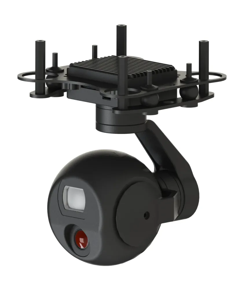 TOPOTEK KHP05M5 Cardan de caméra à double lumière pour drone - Zoom hybride 45x Caméra à lumière visible 1080P + imagerie...
