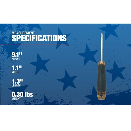 2/4" USA Square Tip Screwdriver Shank SDQ2P4US (Pack 12)