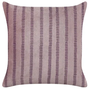 Velvet Cushion Striped 45 x 45 cm Rose vif AGAPANTHUS
