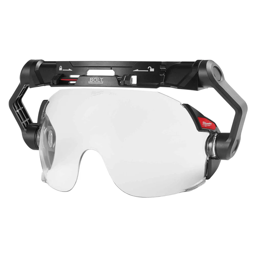 Visière oculaire Bolt pour casque de sécurité, lentille transparente à jumeau couche