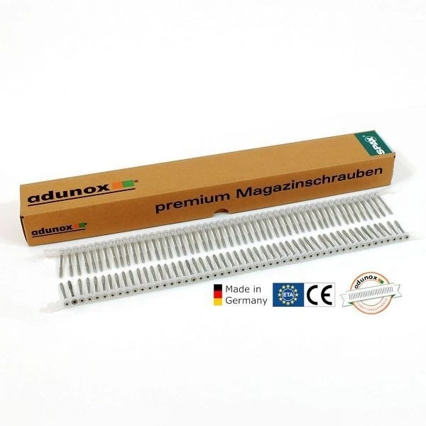 vis pour magazines adunox sangle longue - Vis d'installation SPAX OSB avec filetage partiel tête fraisée WIROX (g...
