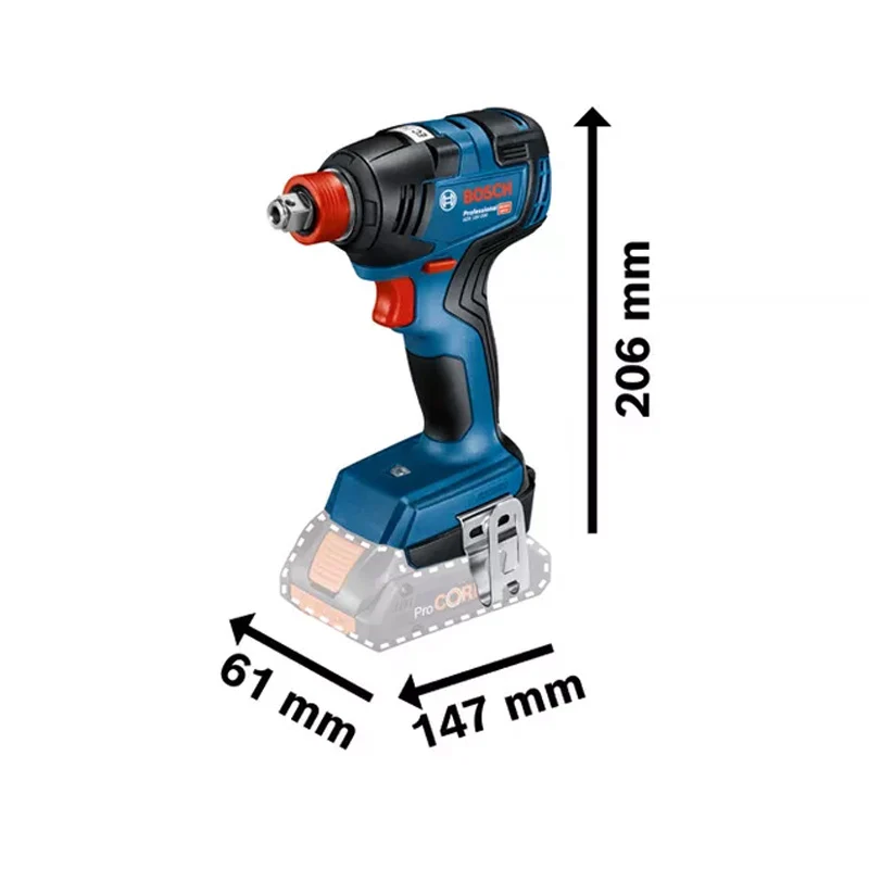Visseuse à chocs BOSCH 06019J2204 GDX 18V-200 Aguerri