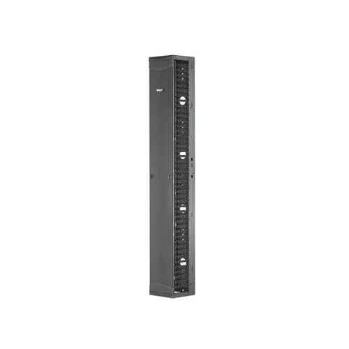 52RU 10 Inch Vertical Individuel Sided Manager Black PR2VFD1096