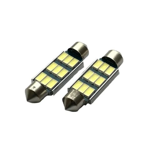 LED BULB 12V 21W FESTOON SV8.5, PAIR