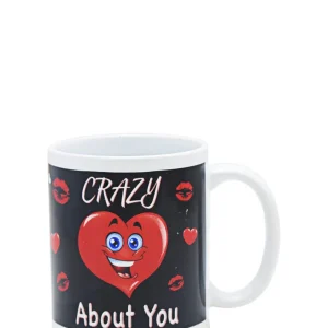 Lovers Design 440ml Journey Life Mug - White & Noir jais