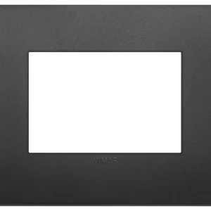 PLACCA VIMAR ARKE' 3 MODULI NERO 19653.71