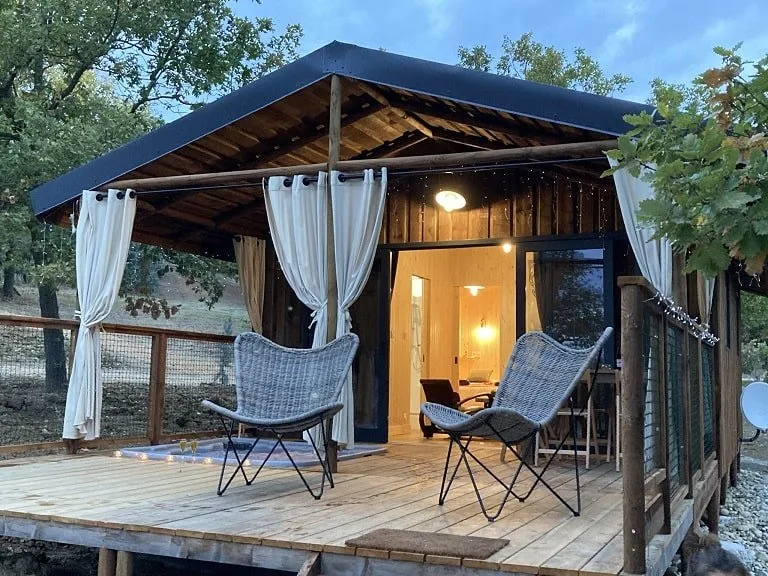 Trésors de Campagne - Cabane dans les bois Dame du Château avec jacuzzi privatif - 22mm/25mm/28mm