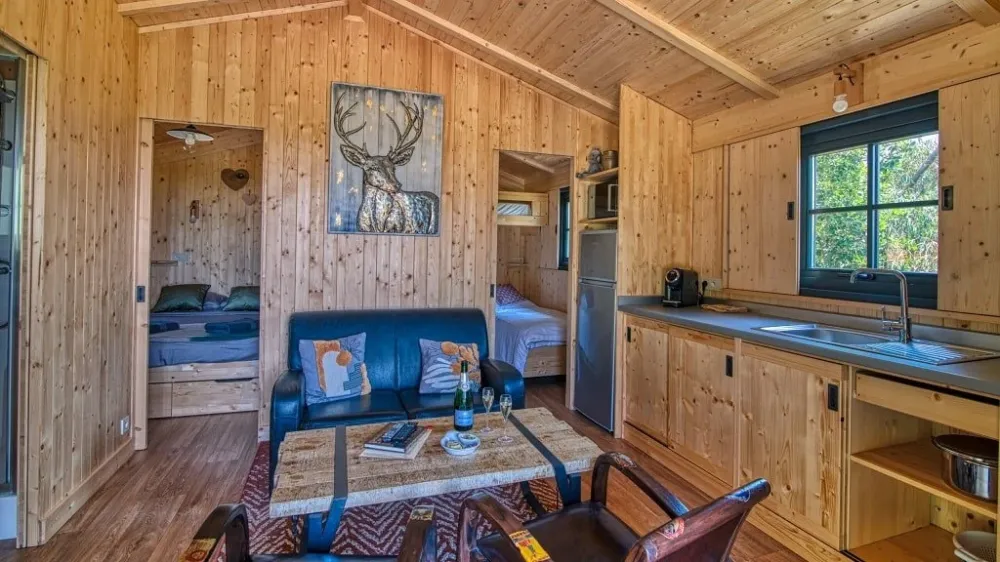 Trésors de Campagne - Cabane dans les bois Dame du Château avec jacuzzi privatif - 22mm/25mm/28mm