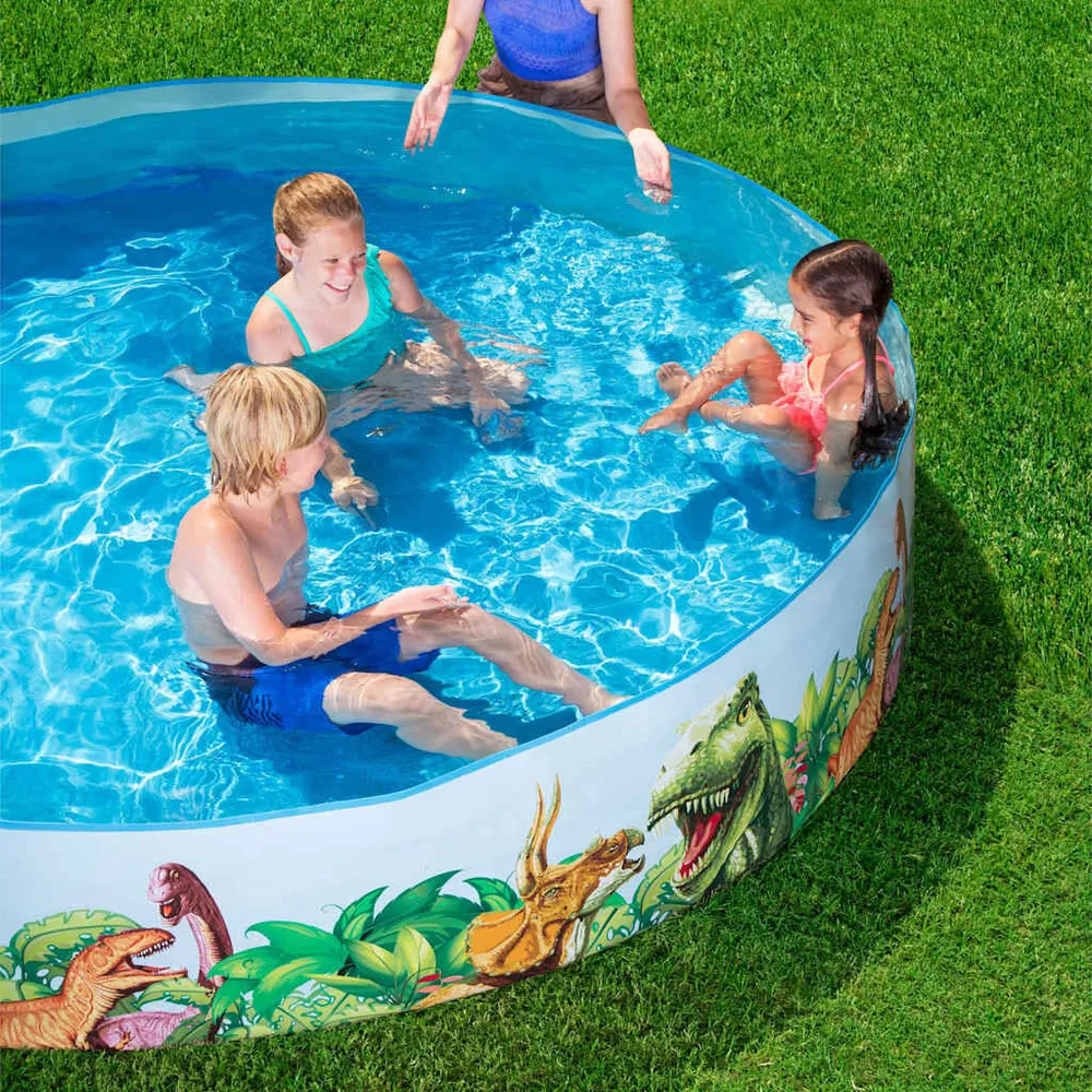 Bestway Piscine Dinosaur Fill'N Fun pour stockage extérieur