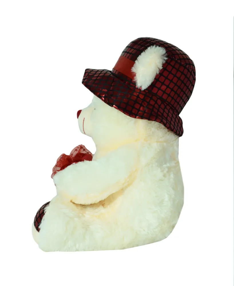 Lovers Design Teddy Bear Heart - Blanc pur